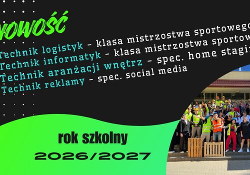 grafika z czterema nowymi kierunkami