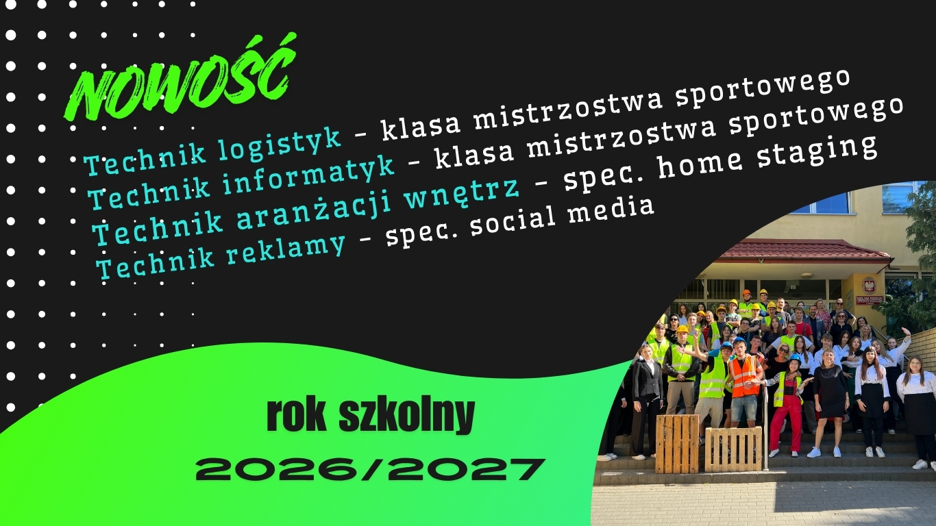 grafika z czterema nowymi kierunkami